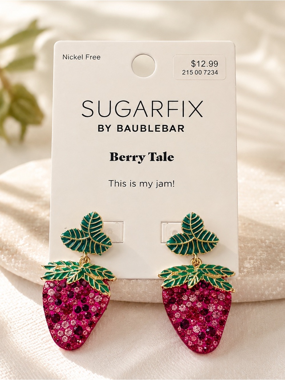 Sugarfix by Baublebear Strawberry’s “Berry Tale” NWT